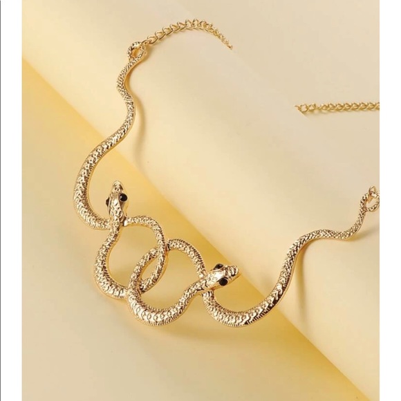 Snake serpent necklace boho - Picture 3 of 3